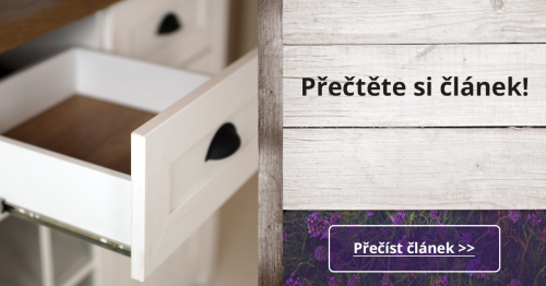 Nábytek v Provence stylu: I romantika potřebuje úložné prostory