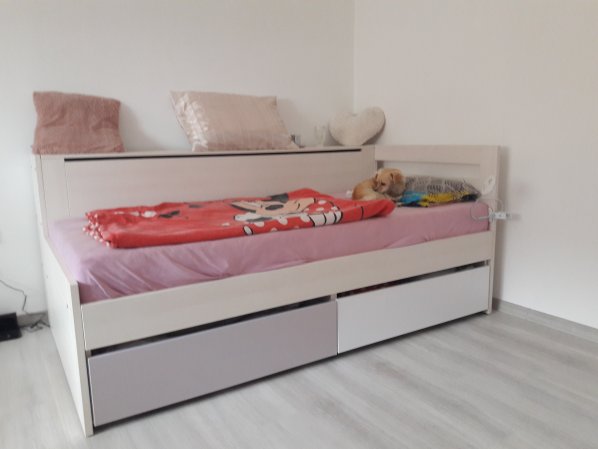 Rozkládací postel REA Crobat, s roštem