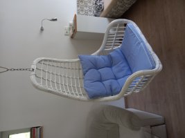 Obrázek od zákazníka pro Závěsné křeslo BLUE - samostatný koš