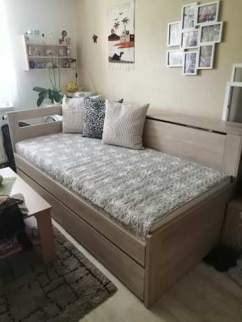 Rozkládací postel REA Crobat, s roštem