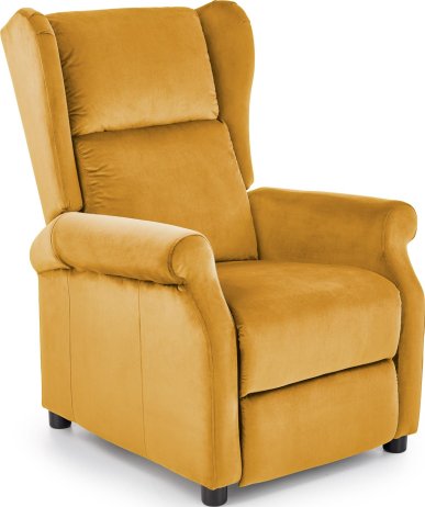 Relaxační křeslo Agustin 2 hořčicová