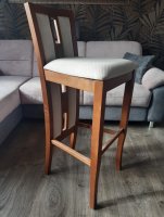 Barová židle 581 Teak /Cayene