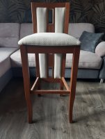 Barová židle 581 Teak /Cayene