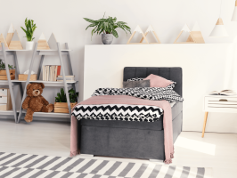 Boxspringová postel Narygo 90x200 levá