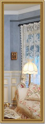 Zrcadlo pozlacený ornament