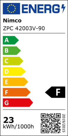 Černé LED zrcadlo ZPC 42003V-90 80x60 cm