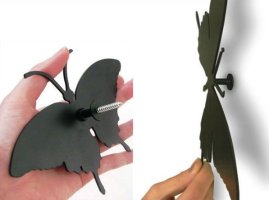 Designové hodiny Diamantini a Domeniconi Butterfly green 40cm