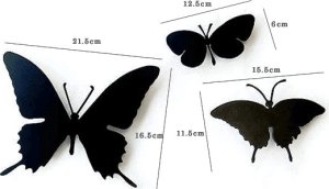 Designové hodiny Diamantini a Domeniconi Butterfly sky blue 40cm