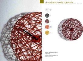 Designové hodiny Diamantini a Domeniconi Ci Vediamo red 50cm
