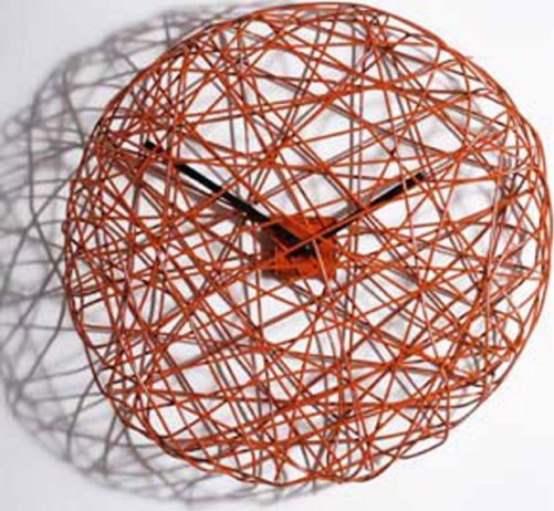 Designové hodiny Diamantini a Domeniconi Ci Vediamo red 50cm