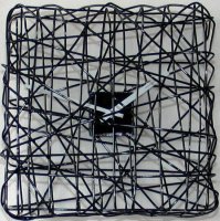 Designové hodiny Diamantini a Domeniconi Ti Aspeto black 32cm
