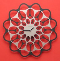 Designové hodiny Diamantini&Domeniconi antracit/aluminium 40cm