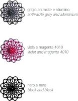 Designové hodiny Diamantini&Domeniconi antracit/aluminium 40cm