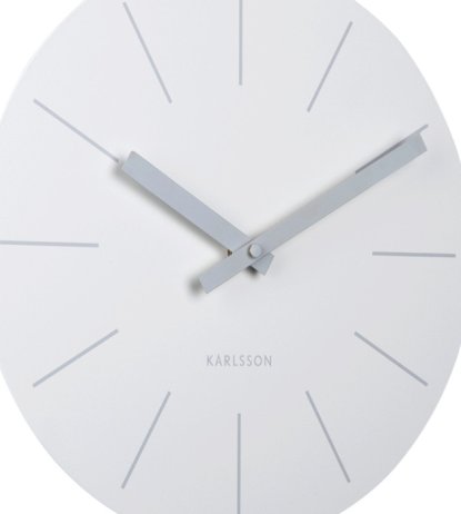 Designové kyvadlové hodiny 5967WH Karlsson 41cm