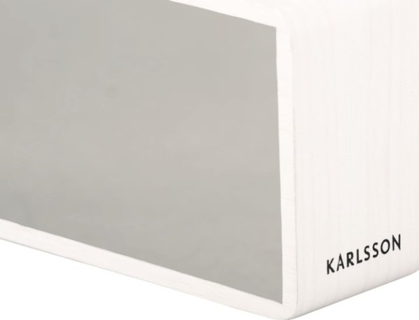 Designové LED hodiny - budík 5879WH Karlsson 15cm