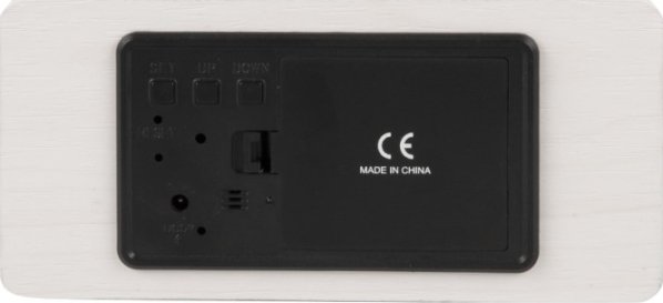 Designové LED hodiny - budík 5879WH Karlsson 15cm