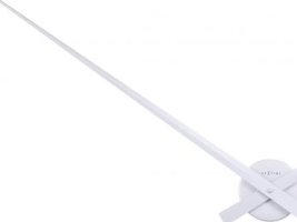 Designové nástěnné hodiny 2269zi Nextime Hands Silver 85cm