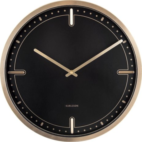 Designové nástěnné hodiny 5727BK Karlsson 42cm