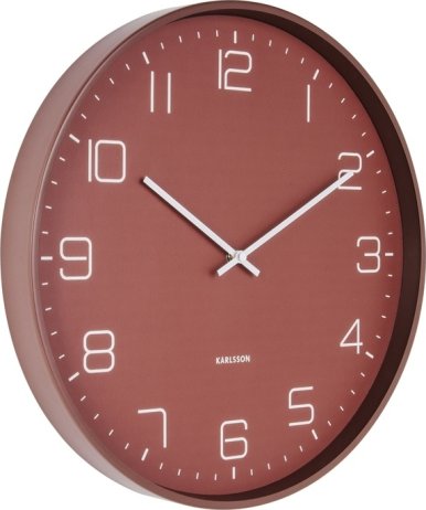 Designové nástěnné hodiny 5751RD Karlsson 40cm