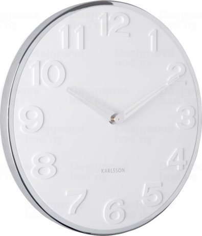 Designové nástěnné hodiny 5759WH Karlsson 30cm