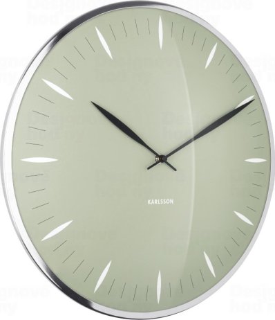 Designové nástěnné hodiny 5761GR Karlsson 40cm