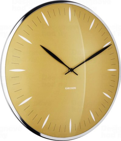 Designové nástěnné hodiny 5761YE Karlsson 40cm