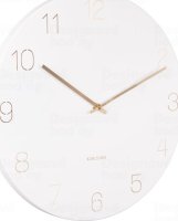 Designové nástěnné hodiny 5762WH Karlsson 40cm
