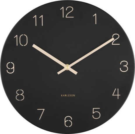 Designové nástěnné hodiny 5788BK Karlsson 30cm