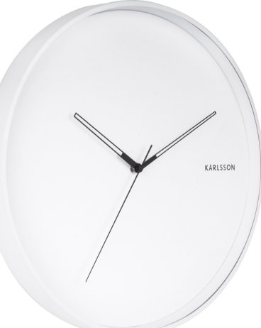 Designové nástěnné hodiny 5807WH Karlsson 40cm