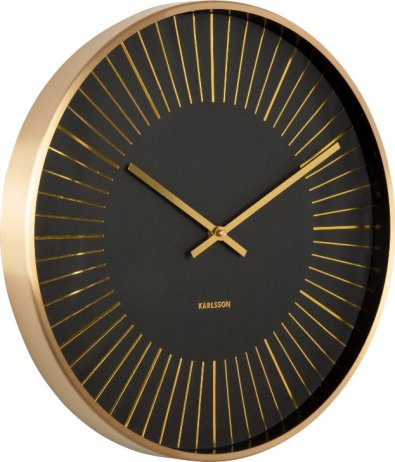 Designové nástěnné hodiny 5917BK Karlsson 40cm