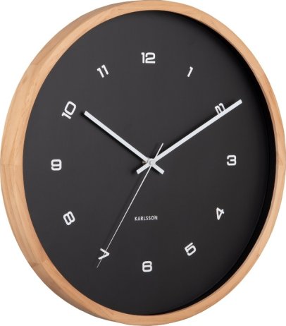 Designové nástěnné hodiny 5938BK Karlsson 41cm