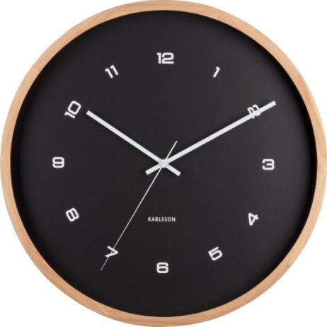 Designové nástěnné hodiny 5938BK Karlsson 41cm