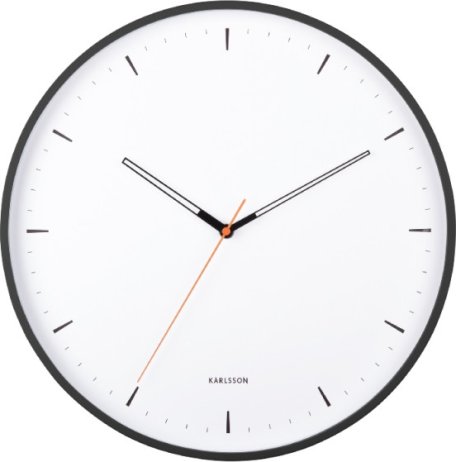 Designové nástěnné hodiny 5940BK Karlsson 40cm