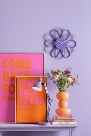 Designové nástěnné hodiny 5975PU Karlsson 40cm