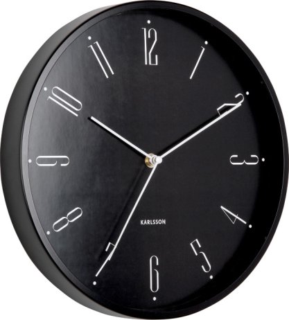 Designové nástěnné hodiny 5988BK Karlsson 30cm