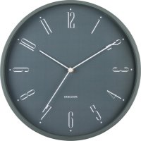 Designové nástěnné hodiny 5988GR Karlsson 30cm