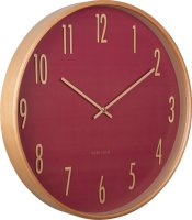 Designové nástěnné hodiny 5996RD Karlsson 40cm