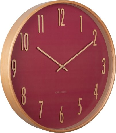 Designové nástěnné hodiny 5996RD Karlsson 40cm