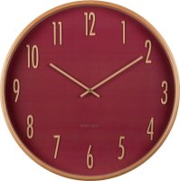 Designové nástěnné hodiny 5996RD Karlsson 40cm