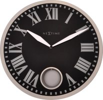 Designové nástěnné kyvadlové hodiny 8161 Nextime Romana 43cm