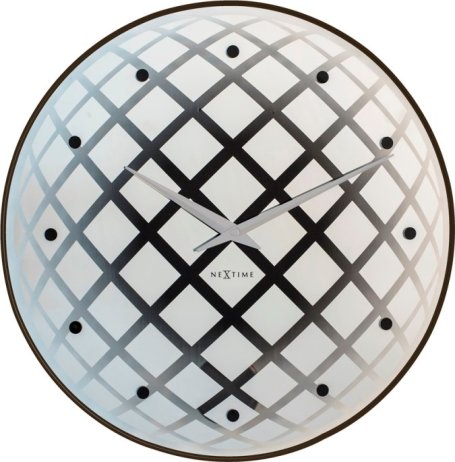 Designové nástěnné hodiny 8185zi Nextime Pendula Round 43cm