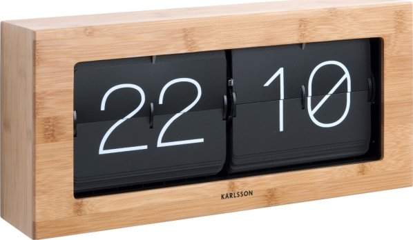 Designové nástěnné/stolní překlápěcí hodiny 5642WD Karlsson 37cm