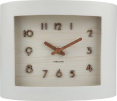 Designové stolní hodiny 5961WH Karlsson 22cm