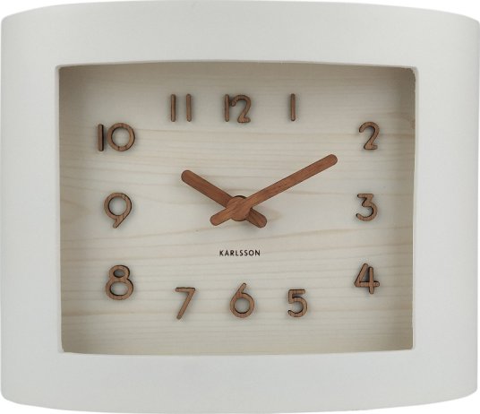 Designové stolní hodiny 5961WH Karlsson 22cm