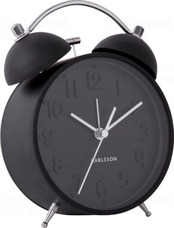 Designový budík 5784BK Karlsson 16cm