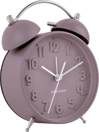 Designový budík 5784PU Karlsson 16cm