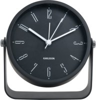 Designový budík 5989BK Karlsson 12cm