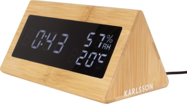 Designový LED budík - hodiny 5728 Karlsson 16cm