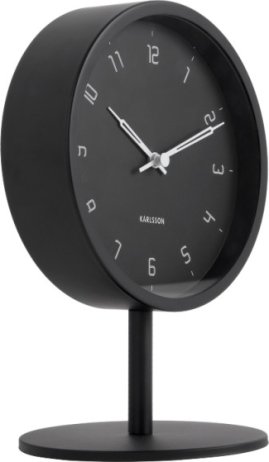 Designový stolní hodiny 5951BK Karlsson 23cm