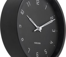Designový stolní hodiny 5951BK Karlsson 23cm